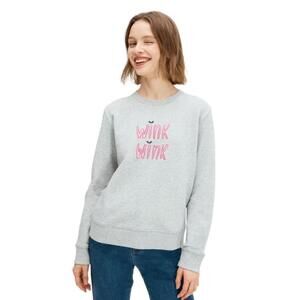 Kate Spade Gray Wink Wink Pullover Crewneck Sweatshirt Size Small